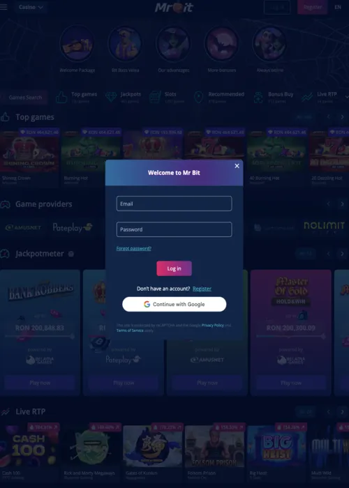 Sicherer Spieler Konto Login Mr Bit Casino